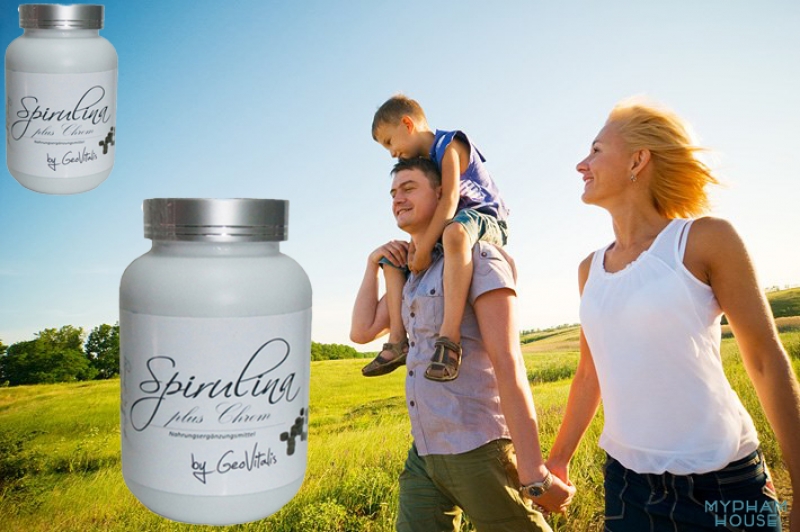 Tảo Xoắn Spirulina Geo Vitalis Của Đức